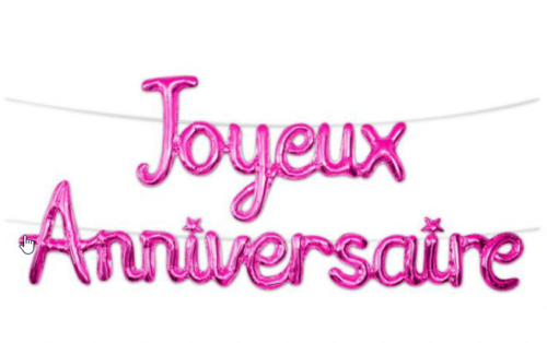 Festivitré Guirlande Ballon Fuschia