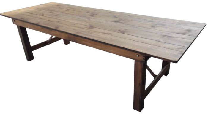 Festivitré Table Bois Rustique