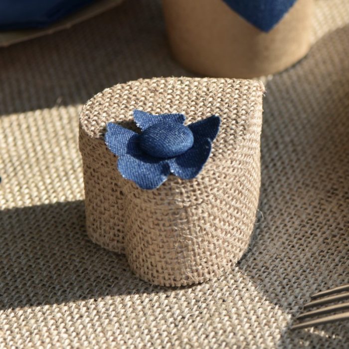 Festivitré Lot De 4 Cornets Naturels En Jute