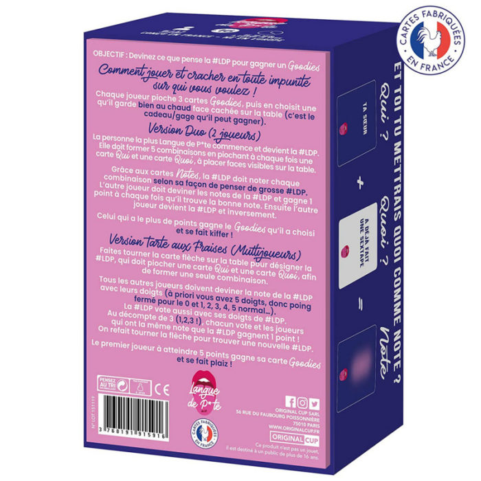Festivitré Jeu Langue De Pte 1
