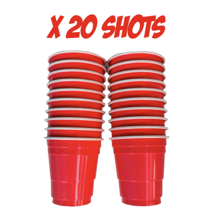 Festivitré 20 Shooters Rouges 4cl 1
