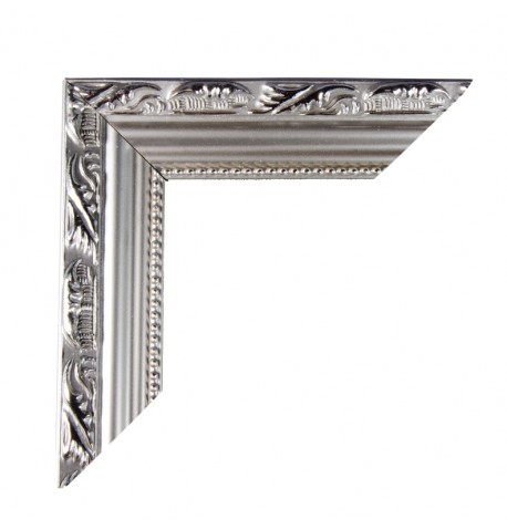 Festivitré Cadre Bois Argent Moulure 57cmx67cm