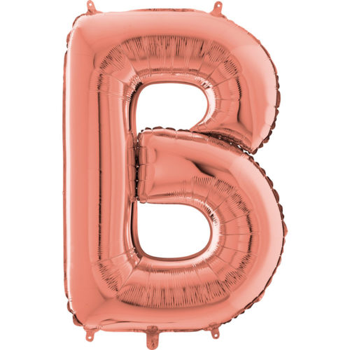 Festivitré Https Fournisseur Ballon Decoration.com Wp Content Uploads 2018 11 Lettre B Rose Gold 26 Pouces