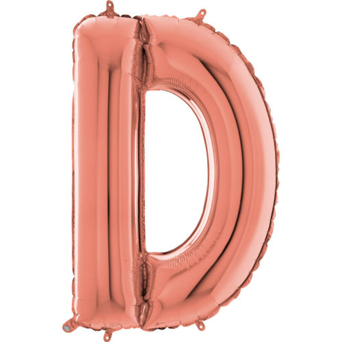 Festivitré Https Fournisseur Ballon Decoration.com Wp Content Uploads 2018 11 Lettre D Rose Gold 26 Pouces