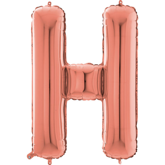Festivitré Https Fournisseur Ballon Decoration.com Wp Content Uploads 2018 11 Lettre H Rose Gold 26 Pouces