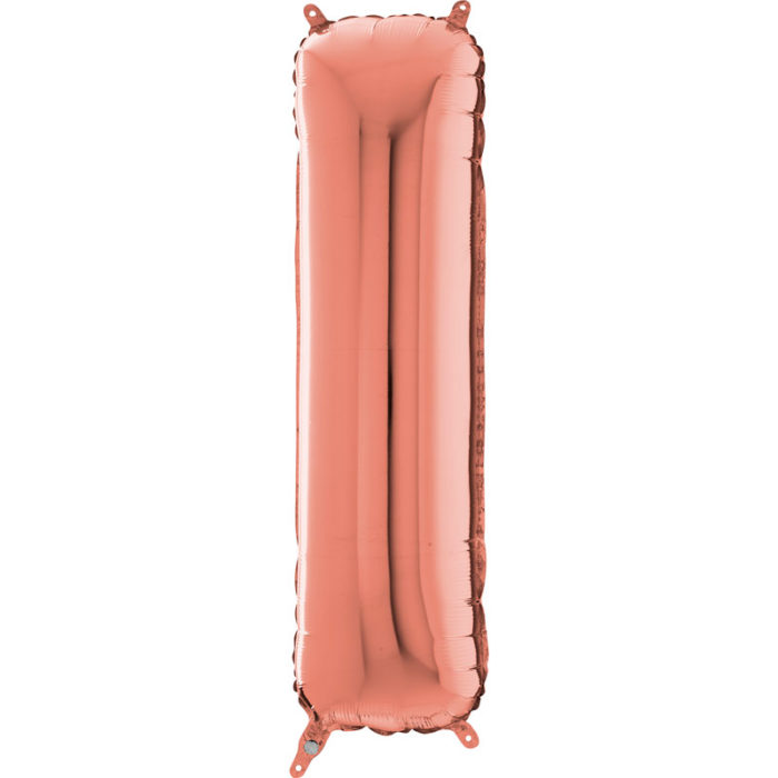 Festivitré Https Fournisseur Ballon Decoration.com Wp Content Uploads 2018 11 Lettre I Rose Gold 26 Pouces 1