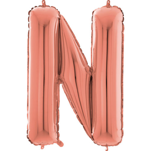 Festivitré Https Fournisseur Ballon Decoration.com Wp Content Uploads 2018 11 Lettre N Rose Gold 26 Pouces