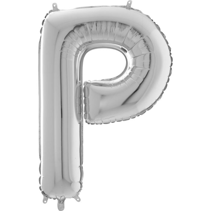 Festivitré Https Fournisseur Ballon Decoration.com Wp Content Uploads 2018 11 Lettre P Argent 26 Pouces
