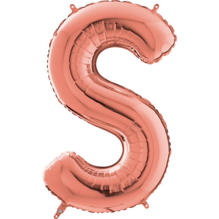 Festivitré Https Fournisseur Ballon Decoration.com Wp Content Uploads 2018 11 Lettre S Rose Gold 26 Pouces