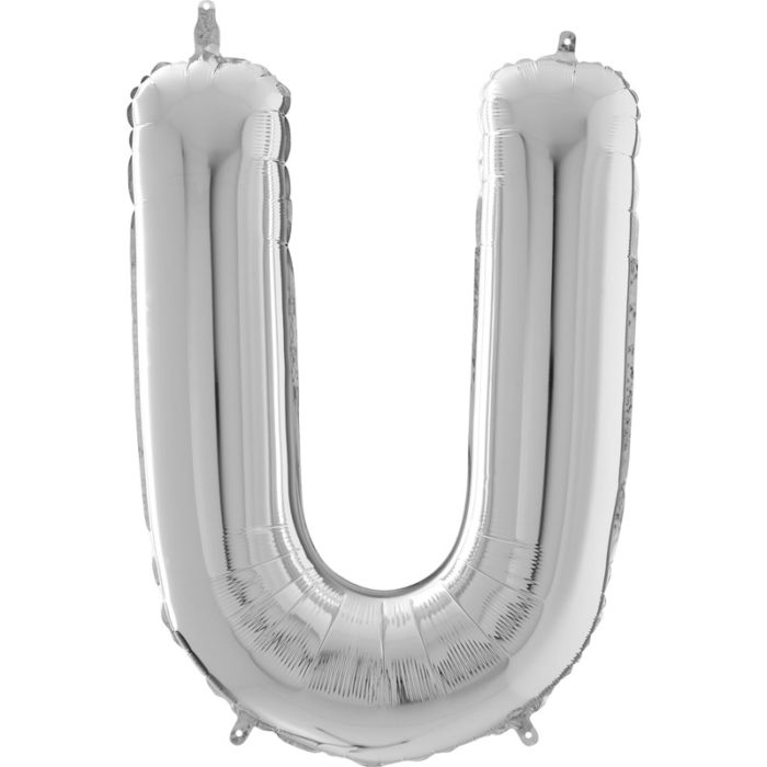 Festivitré Https Fournisseur Ballon Decoration.com Wp Content Uploads 2018 11 Lettre U Argent 26 Pouces