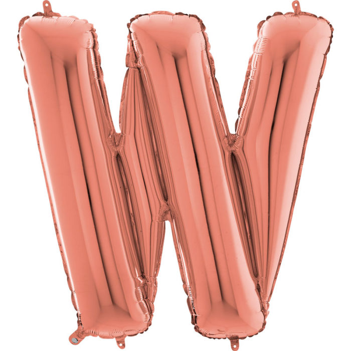 Festivitré Https Fournisseur Ballon Decoration.com Wp Content Uploads 2018 11 Lettre W Rose Gold 26 Pouces