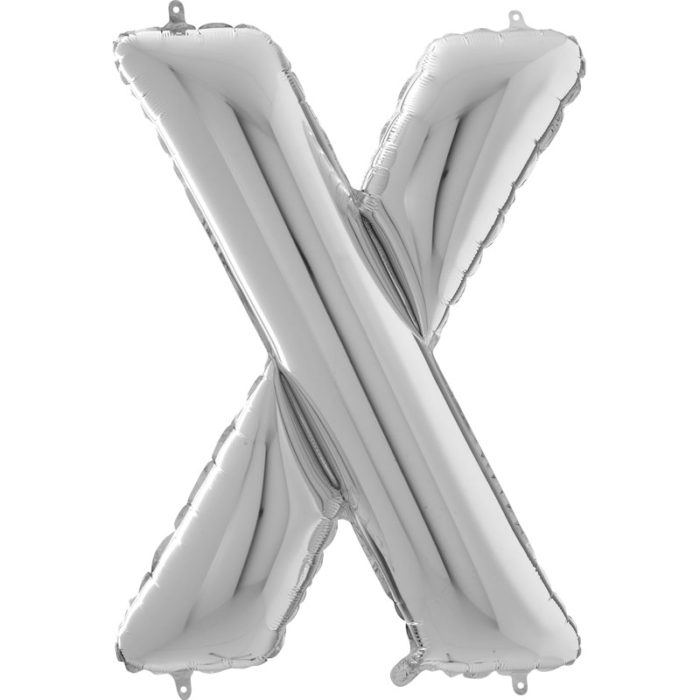 Festivitré Https Fournisseur Ballon Decoration.com Wp Content Uploads 2018 11 Lettre X Argent 26 Pouces