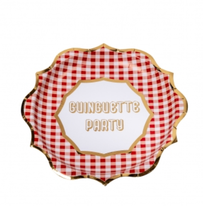 Festivitré ASSIETTES GUINGUETTES PARTY
