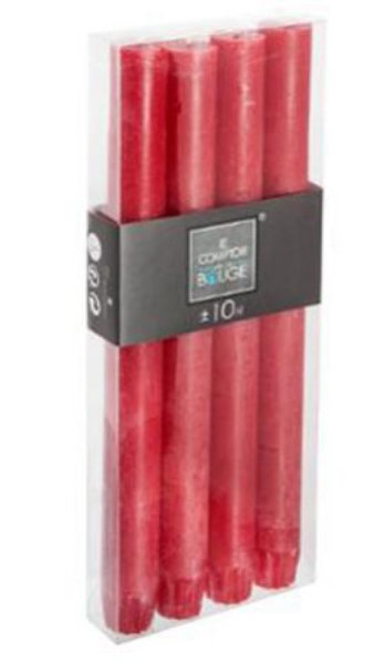 Festivitré BOUGIES HAUTES ROUGE