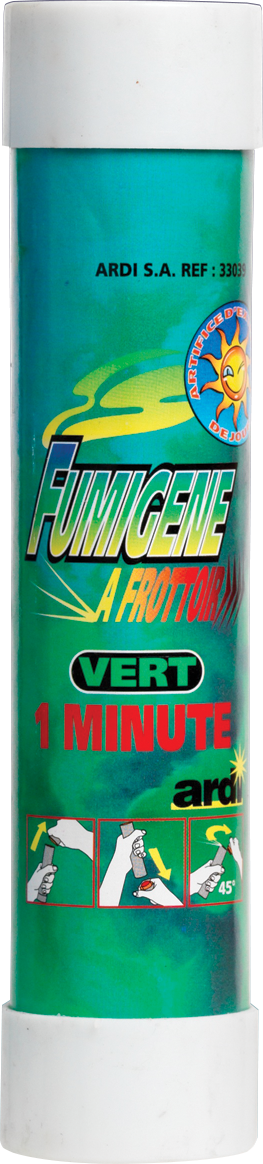 Festivitré FUMIGENE A FROTTOIR VERT