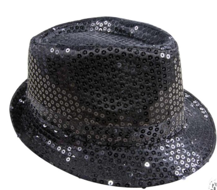 Festivitré Chapeau Sequin NOIR