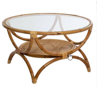 Festivitré TABLE BASSE ROTIN