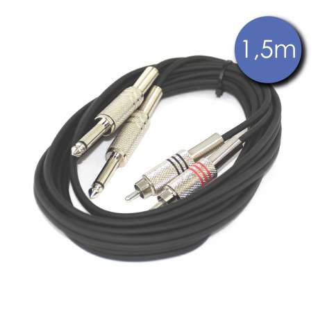 Festivitre 2 Jack Male Mono 2 Rca Male Pro 15m
