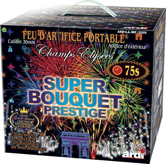Festivitre 22515 FEU DARTIFICE AUTOMATIQUE SUPER BOUQUET PRESTIGE ARDI X2