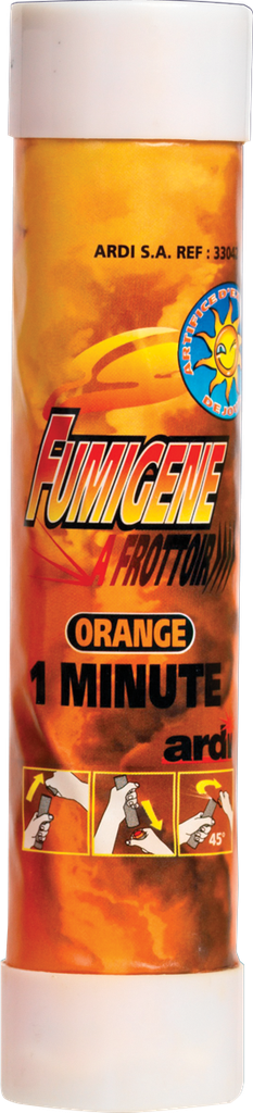 Festivitre 33042P TUBE FUMIGENE A FROTTOIR 1mn Orange Piece