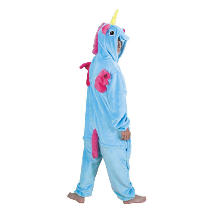 Festivitre Costume Kigurumi Licorne Bleue Enfant T 11 14 Ans 1