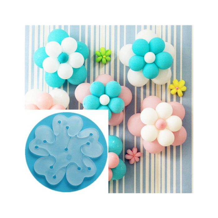 Festivitre Supports Ballons Forme Fleur X10 8 Cm 1