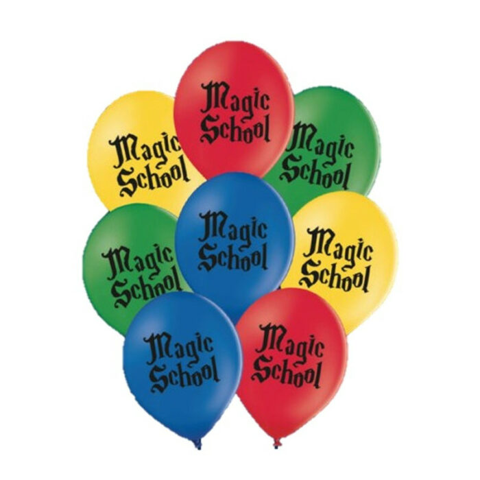Festivitre 8 Ballons Latex 30 Cm Magic School