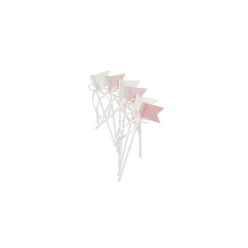 Festivitre Drapeaux En Velours Sur Pique Lot De 6
