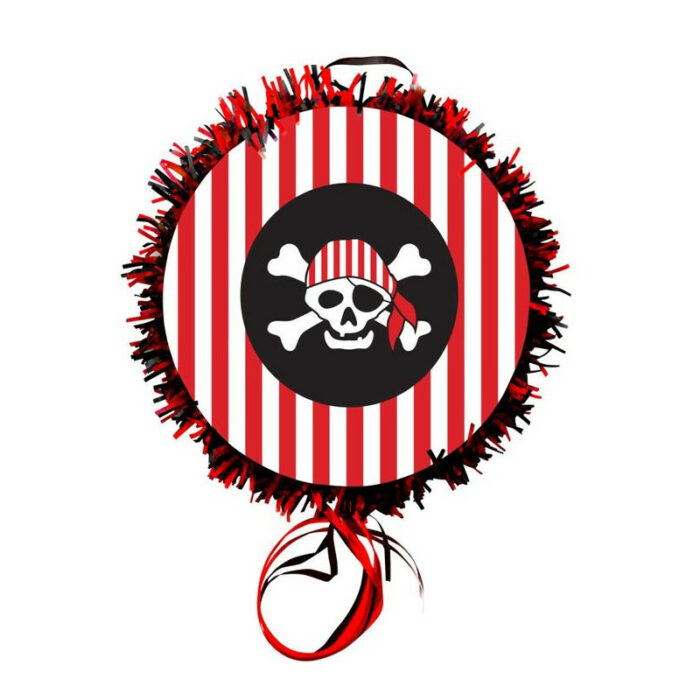 Festivitre Pinata A Tirer 2 Faces Pirate 1