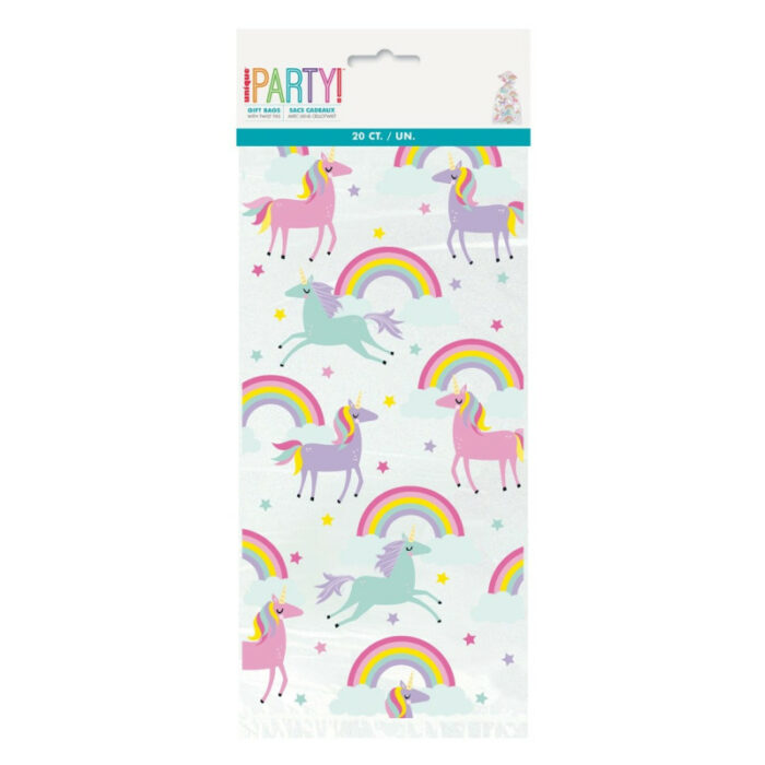 Festivitre 20 Sacs Cello Arc En Ciel Licorne 1
