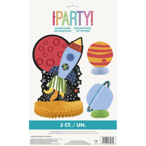 Festivitre 3 Centres De Table Outer Space