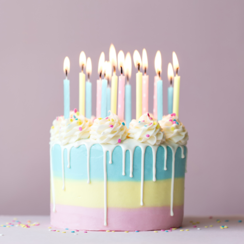 ANNIVERSAIRE ARC EN CIEL