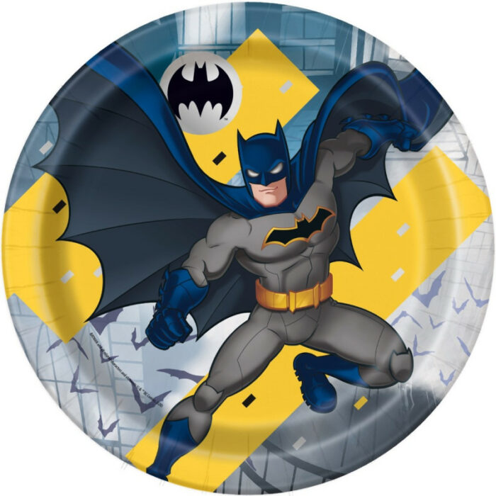 Festivitre 8 Assiettes Carton 23 Cm Batman Ecologique 1