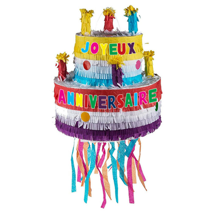 Festivitre Pinata Gateau Anniversaire 29 X 29 X31 Cm