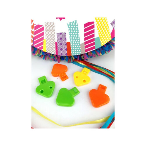 Festivitre Set De 5 Sifflets Plastiques