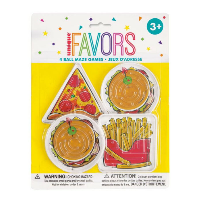 Festivitre 4 Jeux Labyrinthe Fast Food