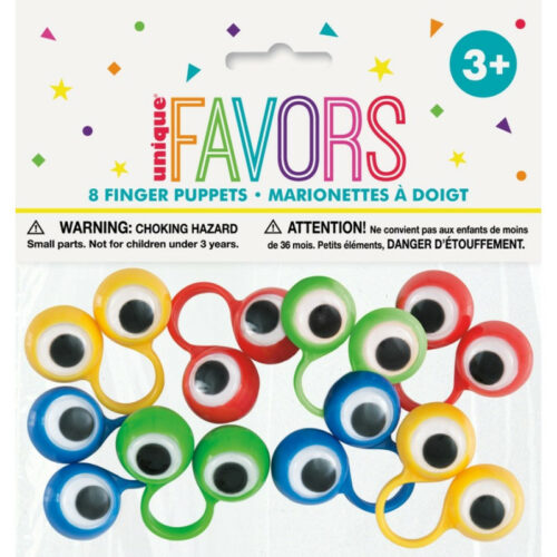 Festivitre 8 Marionnettes A Doigt Oeil