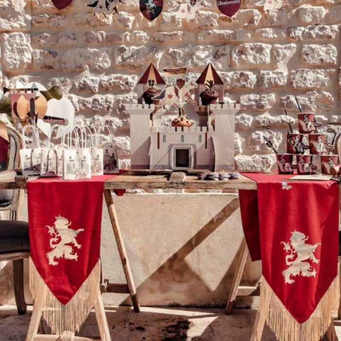 Festivitre Royal Drapeau Velours Cdt Marsala Or Et Fils Or 28cmx140m X1 1
