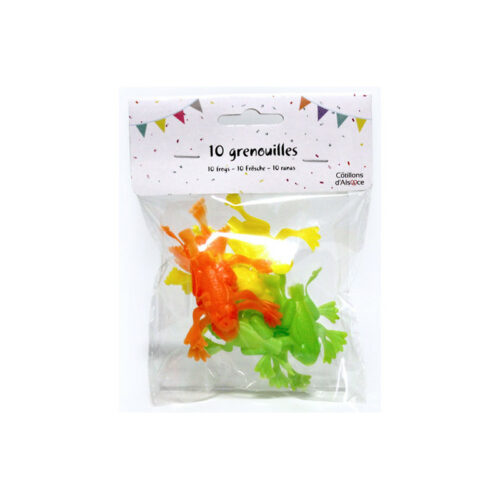 Festivitre Set De 10 Grenouilles Sauteuses 1