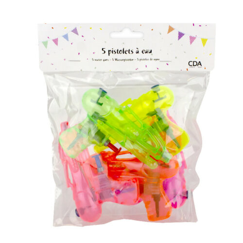 Festivitre Set De 5 Mini Pistolets A Eau 1