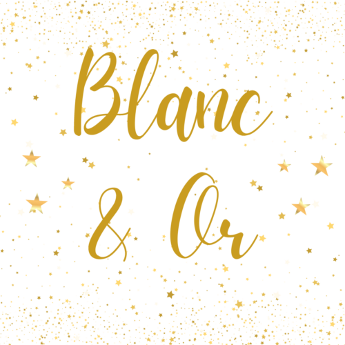 ANNIVERSAIRE BLANC ET OR